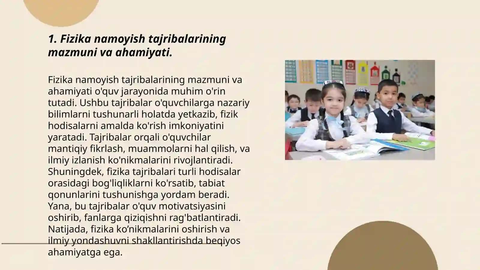 Fizikadan namoyish tajribalarni yaratish va koʻrsatish metodikasi 3