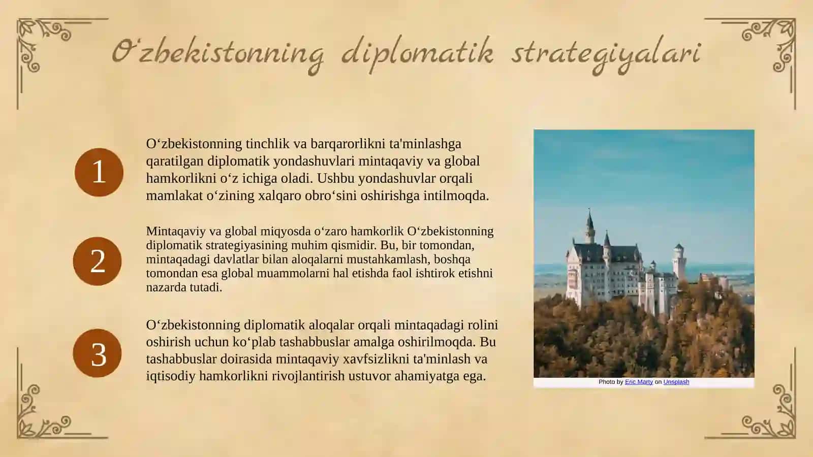 O‘zbekistonning diplomatik strategiyalari 3