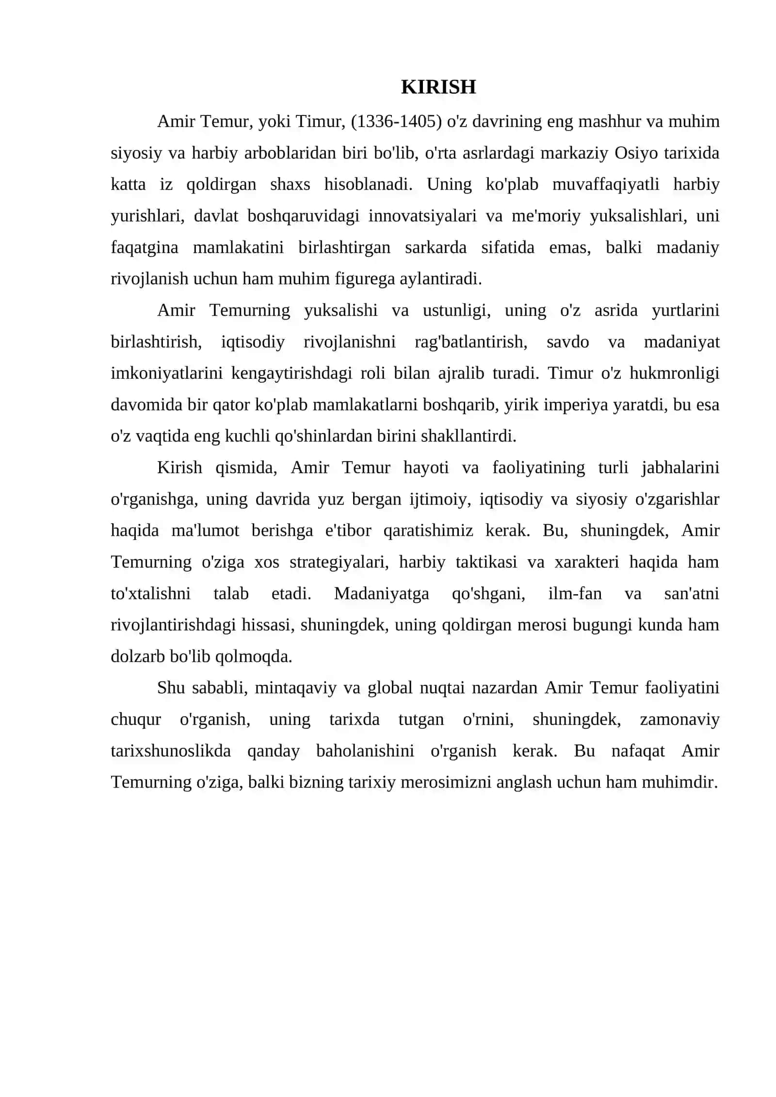AMIR TEMUR 3