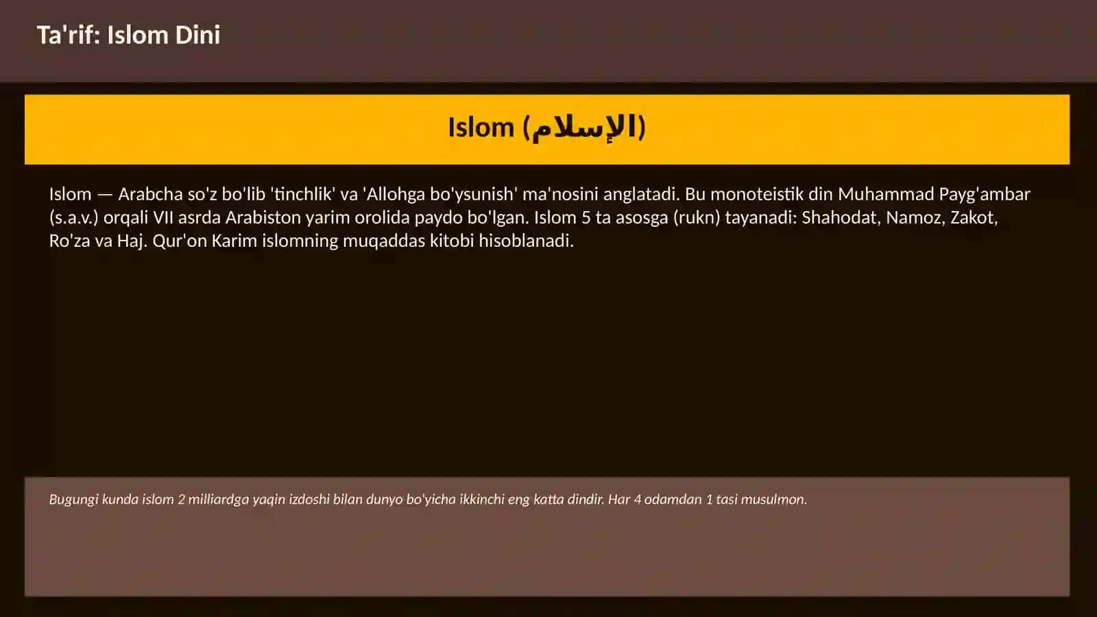 Islom Tarixi va Madaniyati 3