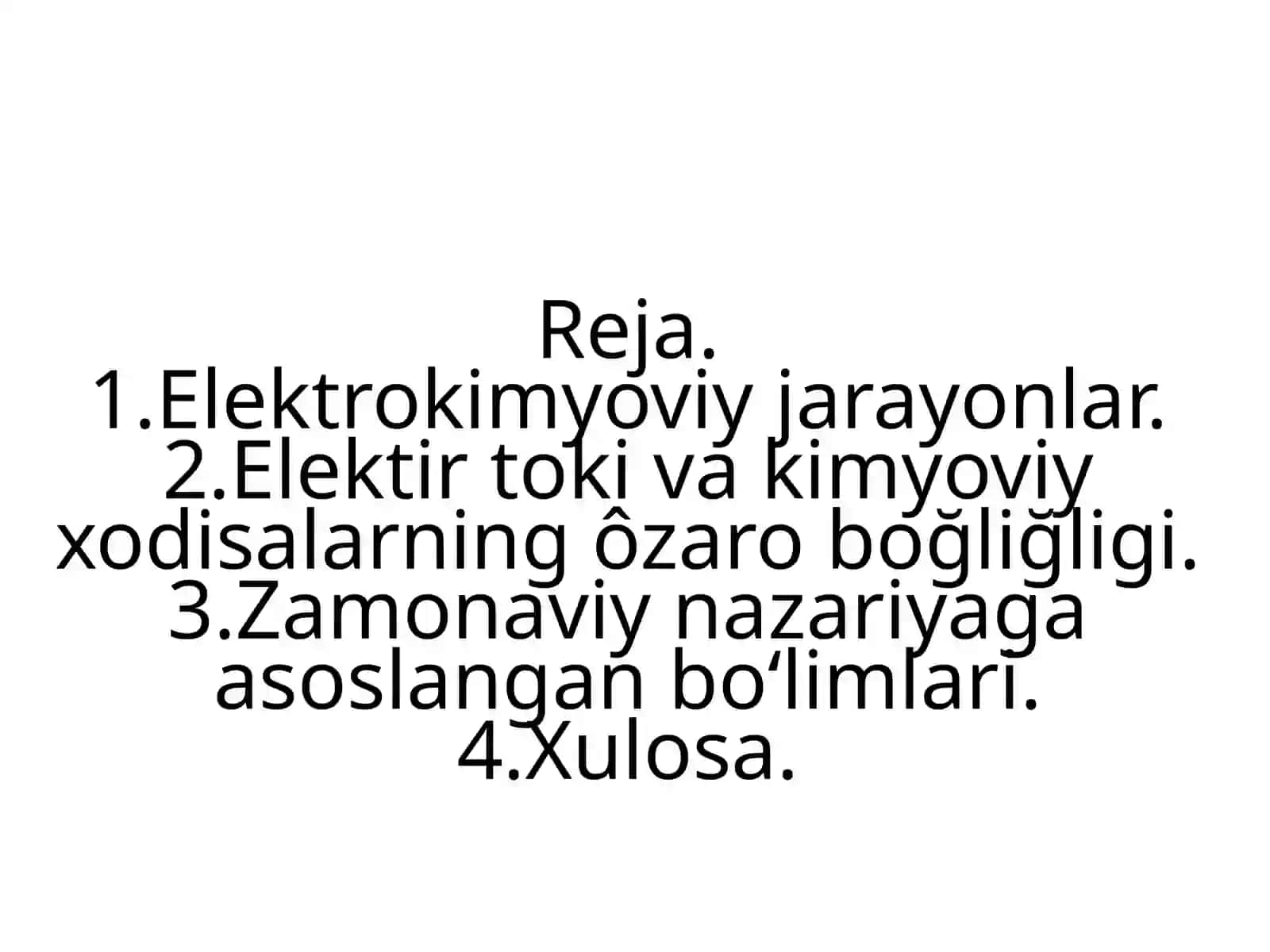 Elektrokimyoviy eritma va suyuqlanmslarda boradigan jarayonlar 3
