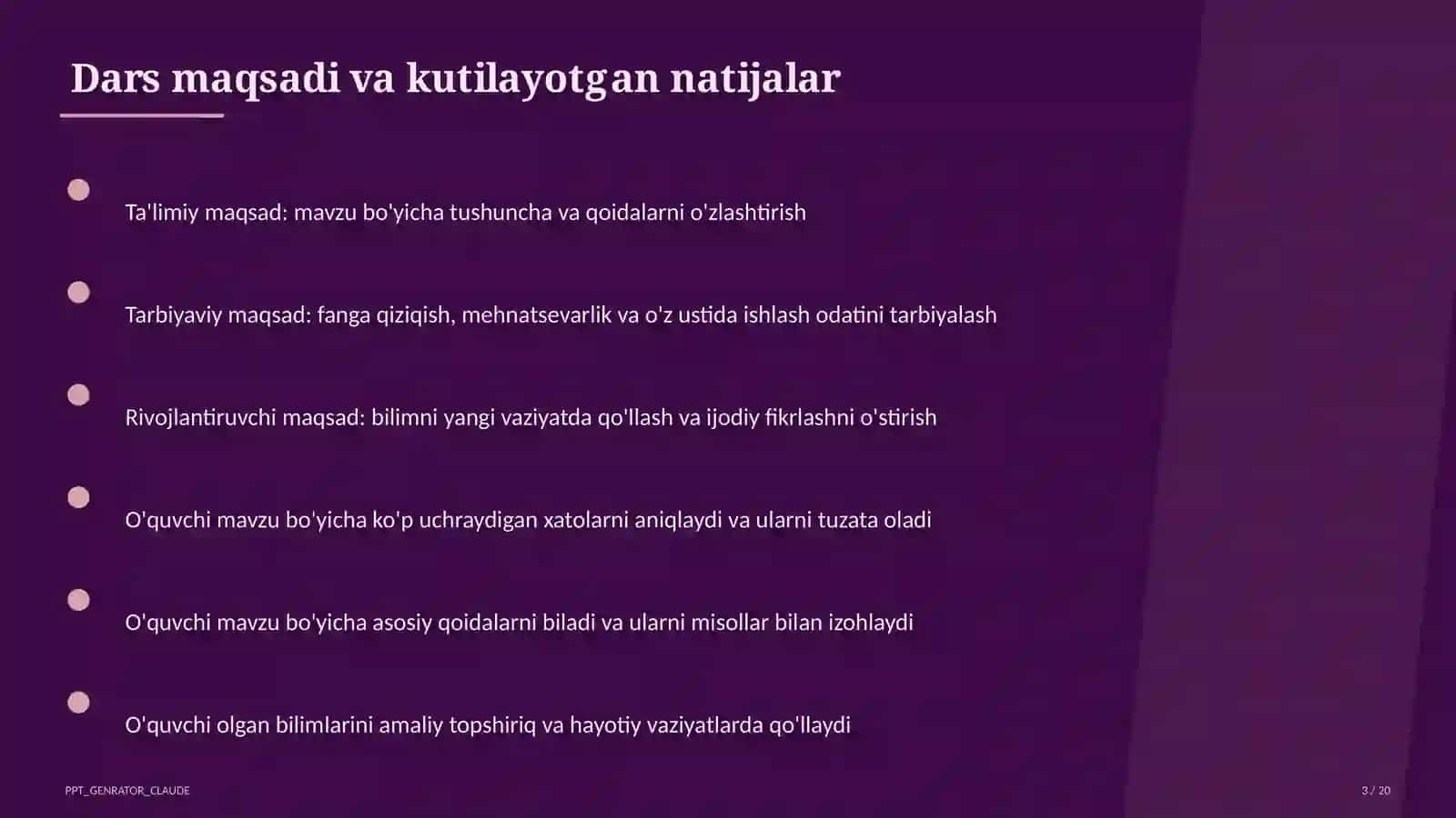 Ko'makchi, bog'lovchi va yuklamalar (7-sinf) 3