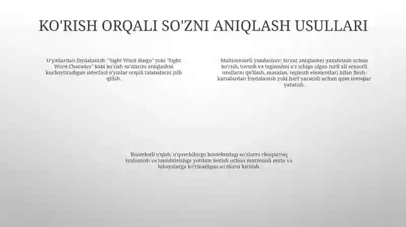 OʻQish Darslarida Qo'Llanadigan Metodlarga Tavsif 3