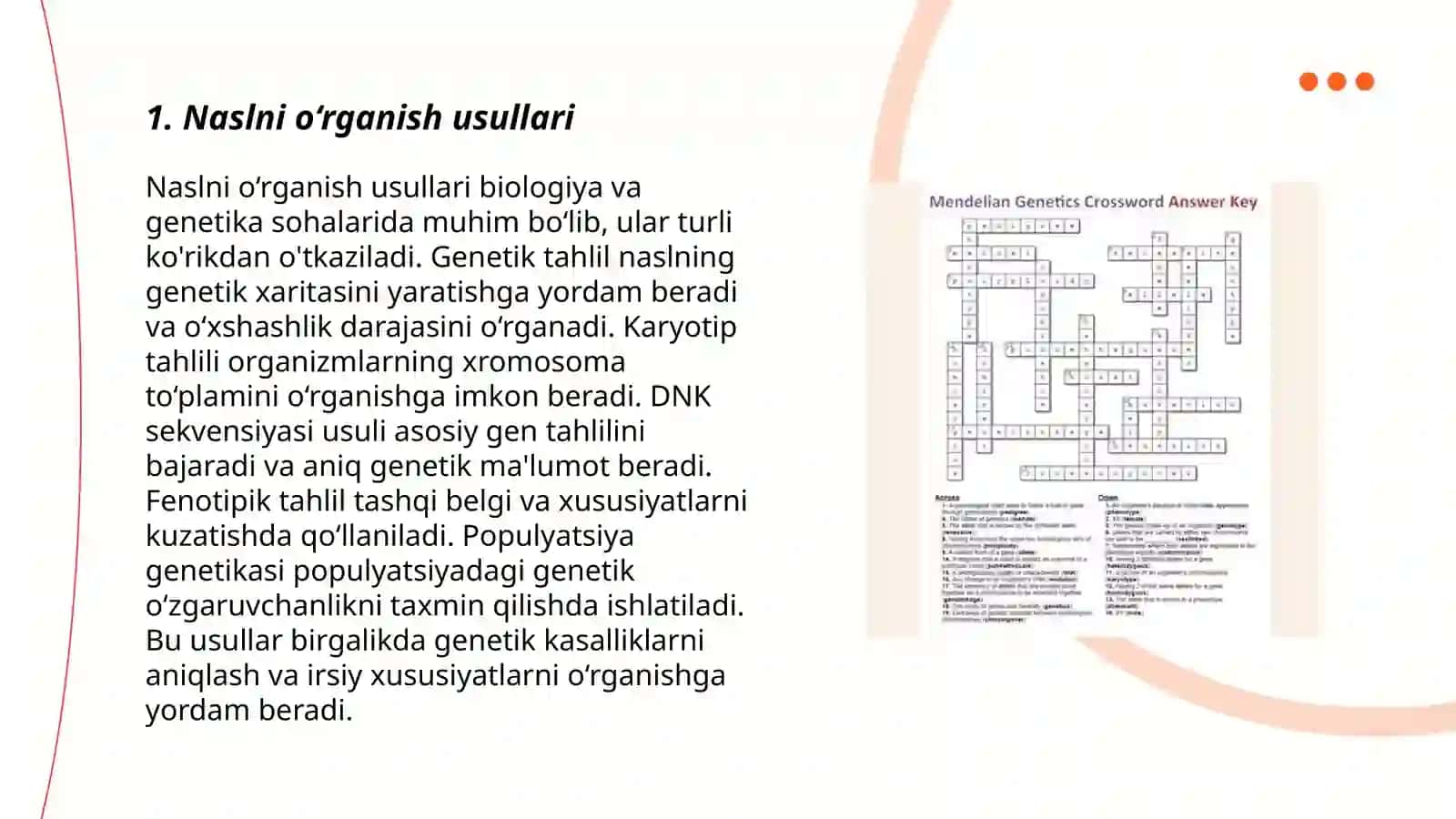 Naslni o‘rganish usullari 3