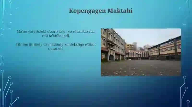 Yevropa Tilshunoslik maktablari 3
