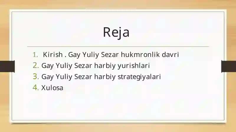 Yuliy Sezar hukmronligi 3