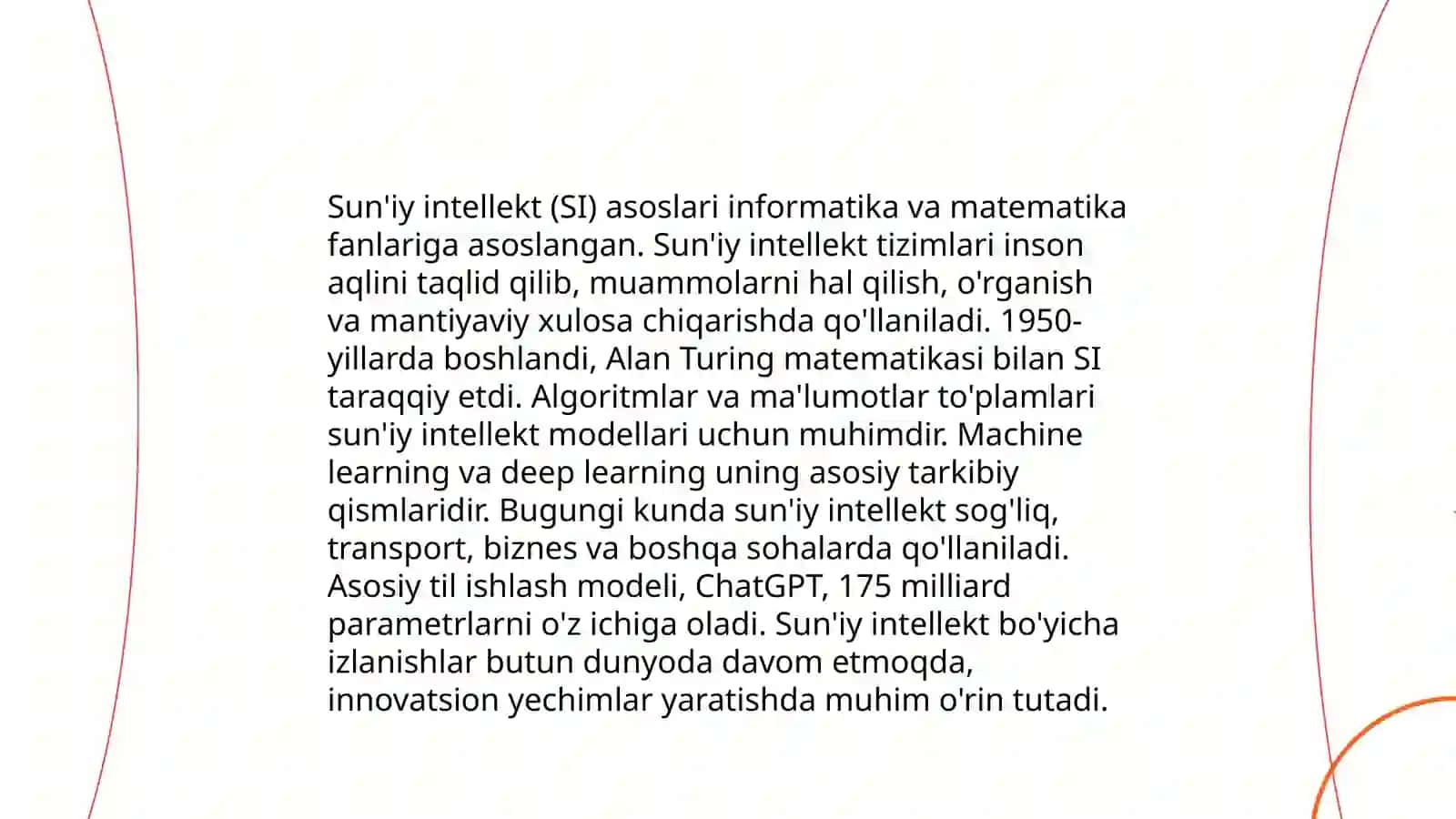 Sun'iy intellektni hayotimizdagi oʻrni 3