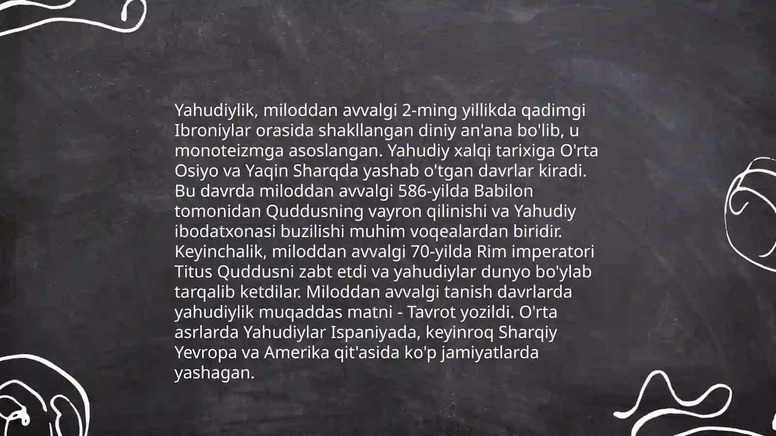 Yahudiy dinlar 3