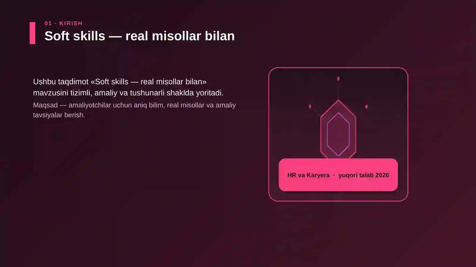 Soft skills — real misollar bilan 3