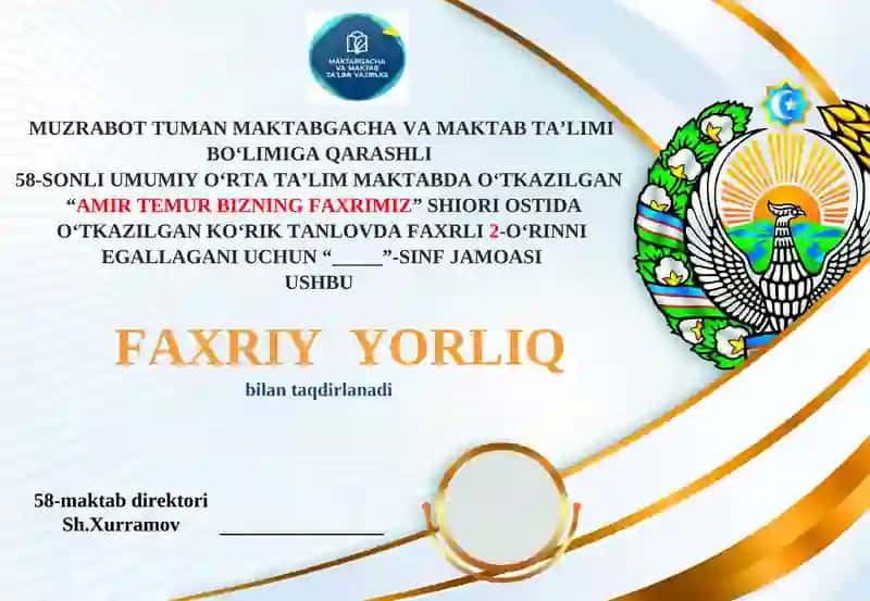 FAXRIY YORLIQ 3