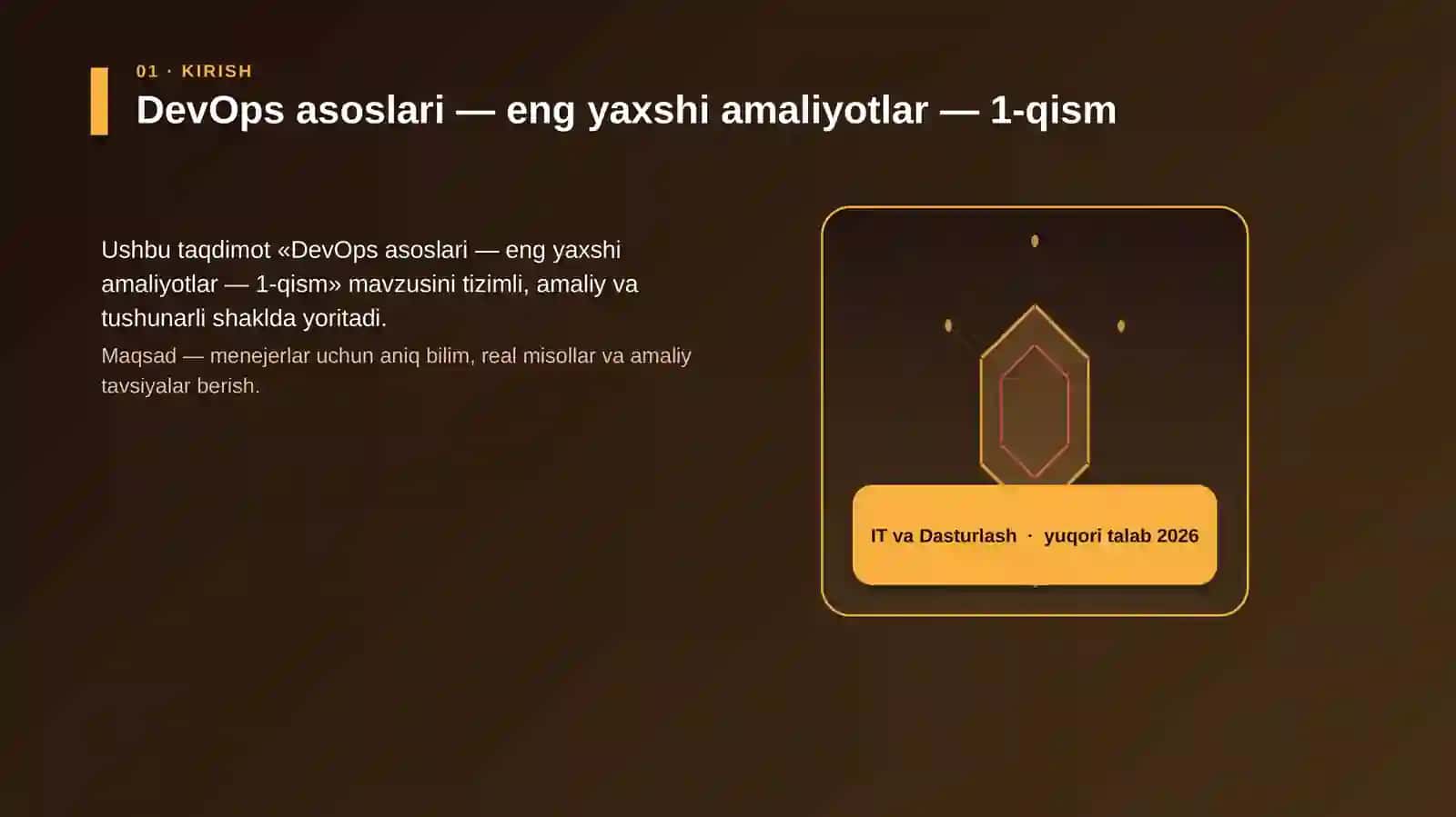 DevOps asoslari — eng yaxshi amaliyotlar — 1-qism 3