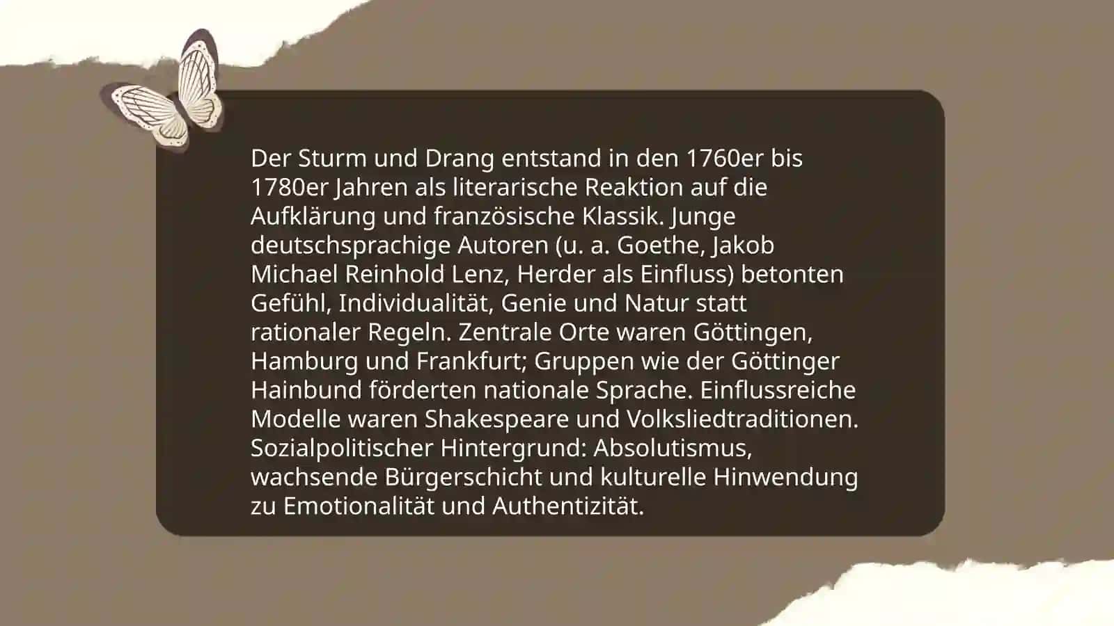 Sturm und Drang 3