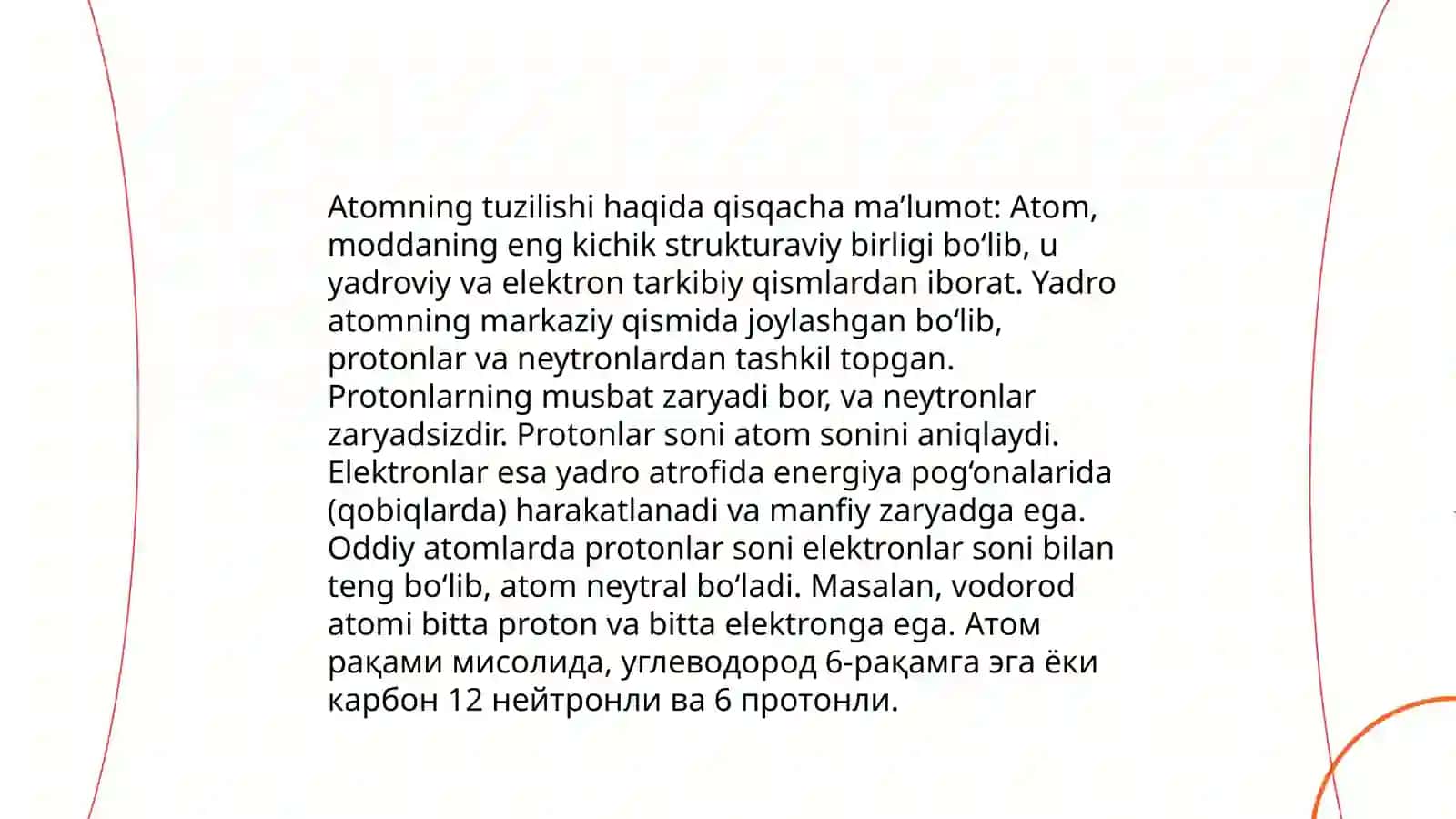 Modda va materiallarning tarkibi 3