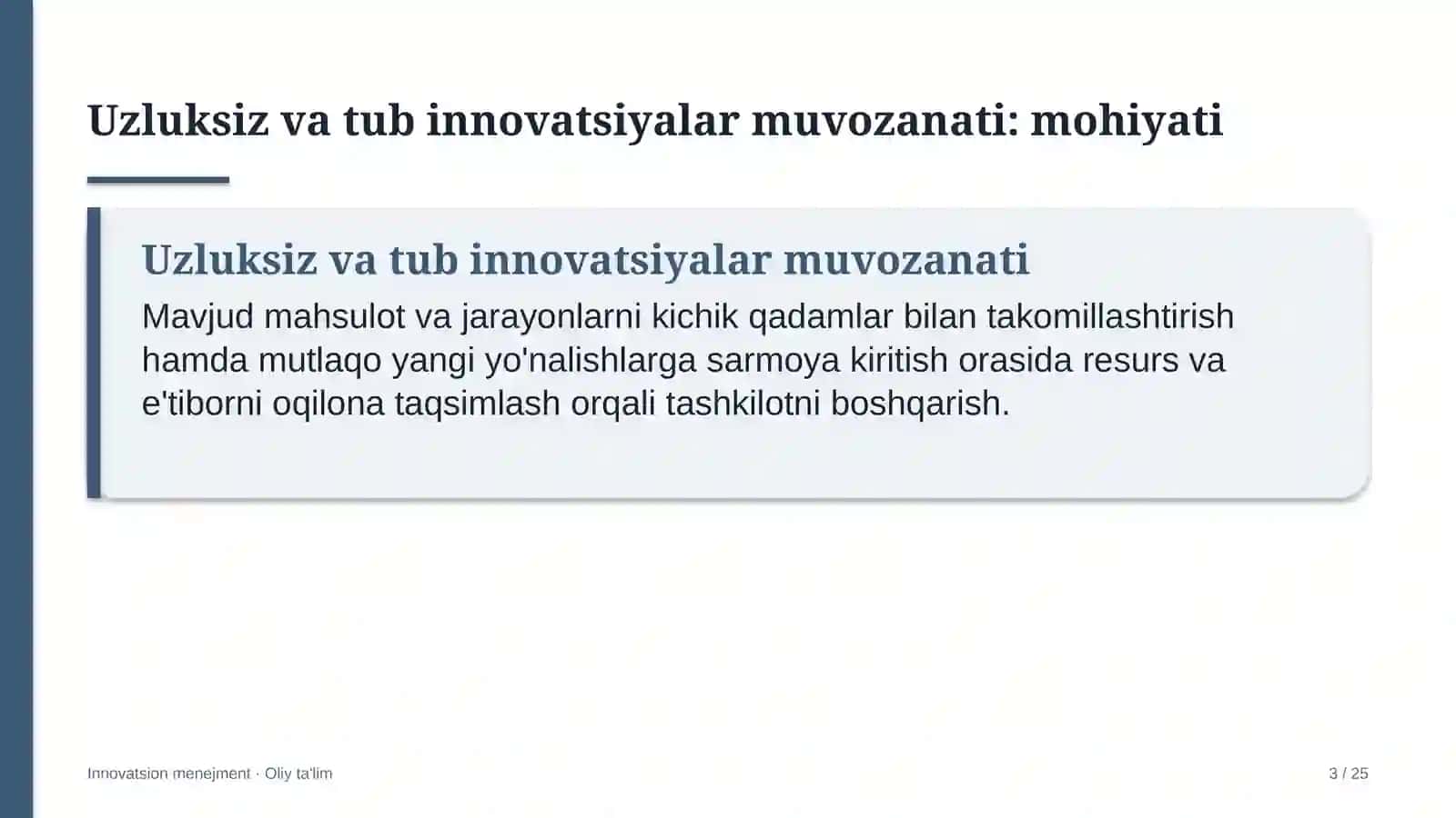 Bulutli xizmatlar provayderlarida uzluksiz va tub innovatsiyalar muvozanatini boshqarish 3
