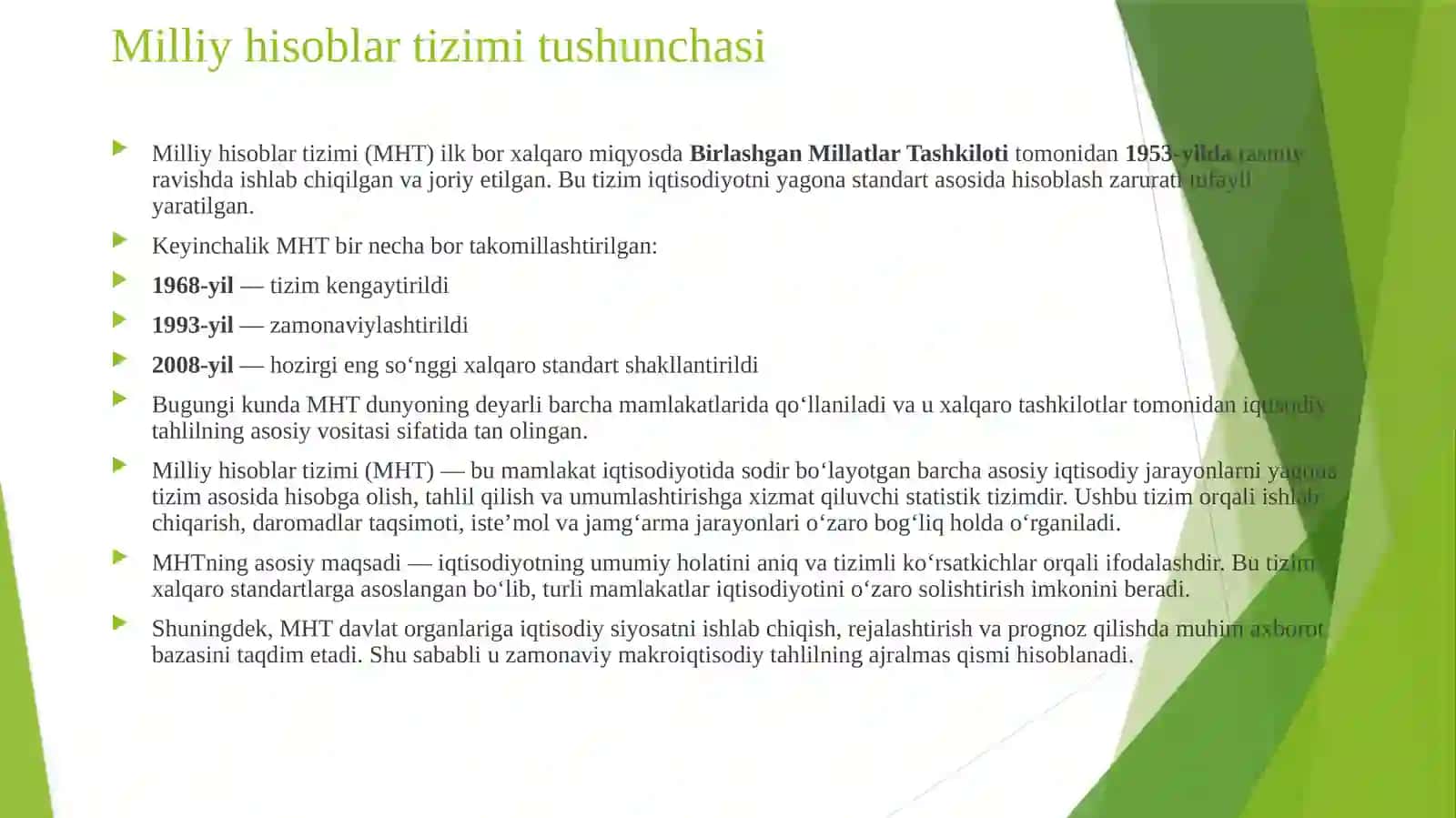 Yalpi Ichki Mahsulot Ko`rsatkich 3