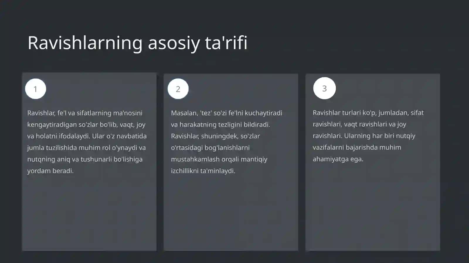 Ravishlarning tuzilish jihatdan turlaridan namunalar toplash 3