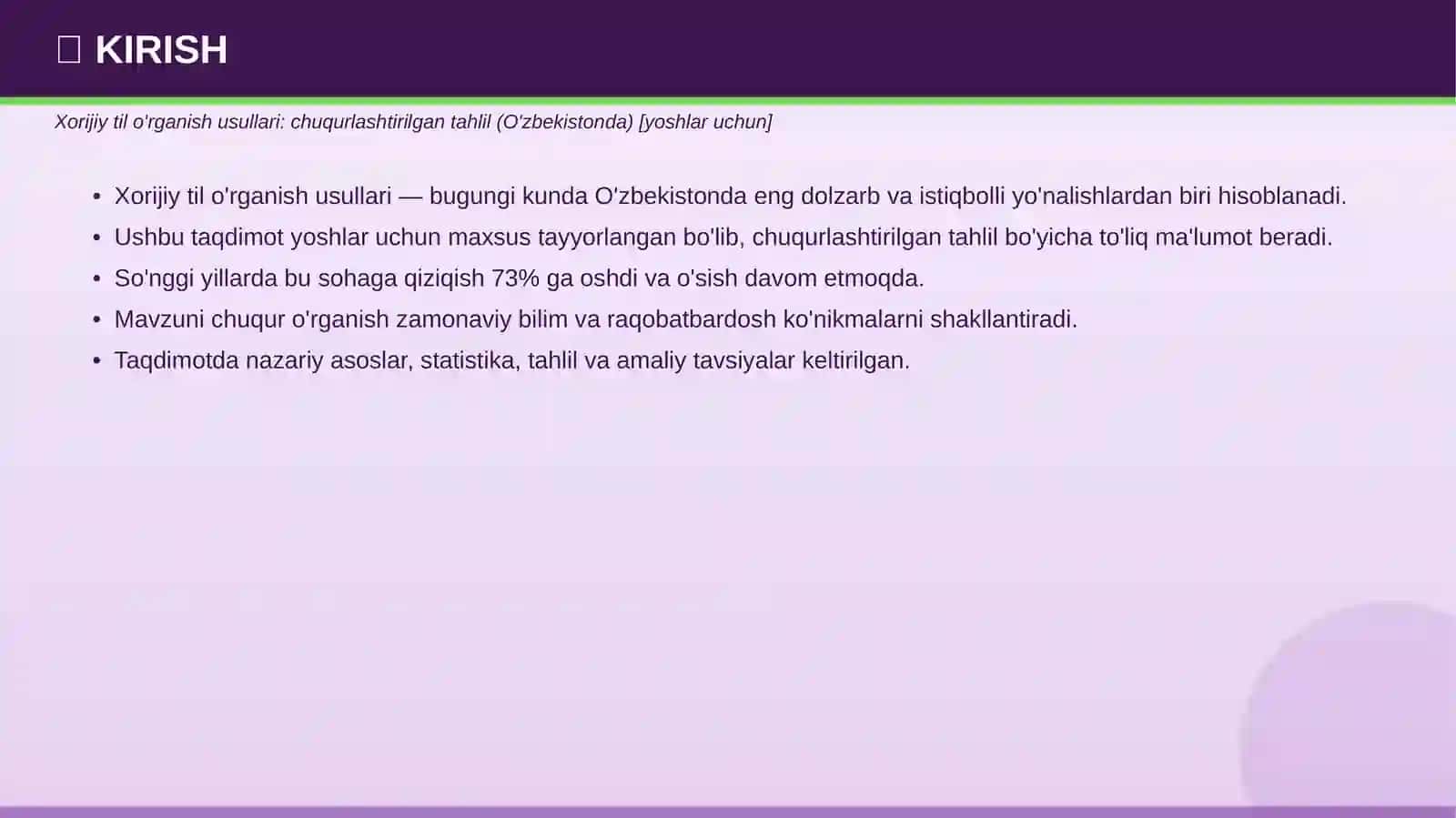 XORIJIY TIL O'RGANISH USULLARI 3