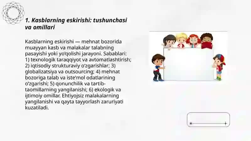 Kasblar ham eskiradimi? 3
