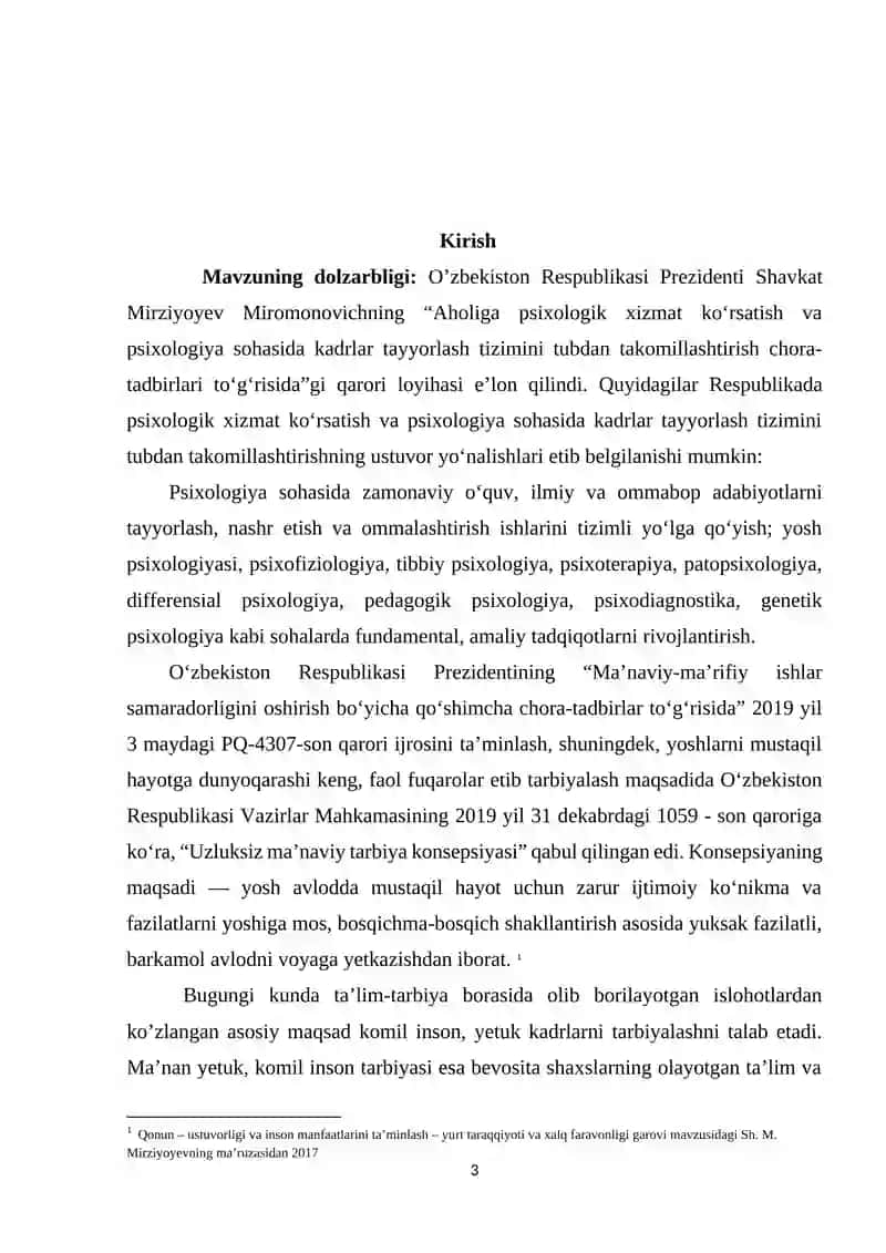 “Ta'lim tizimida psixologik xizmatning Yevropa tajribasi” 3