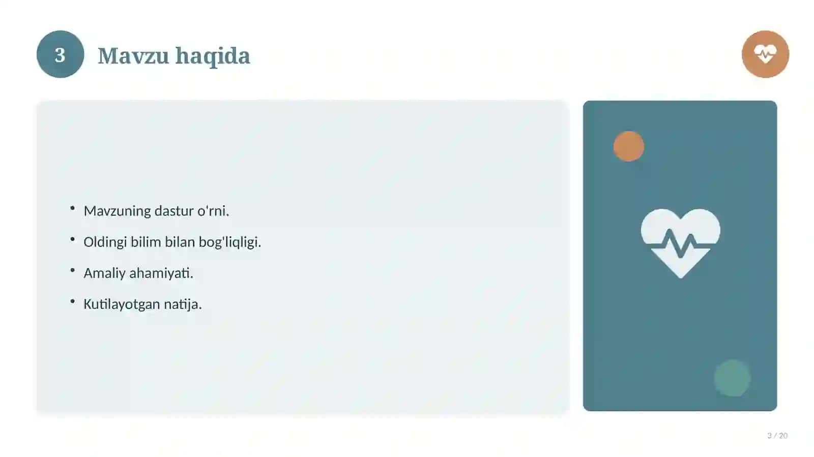 Tasviriy san'at fanidan 11-sinf: ochiq dars ishlanmasi 3