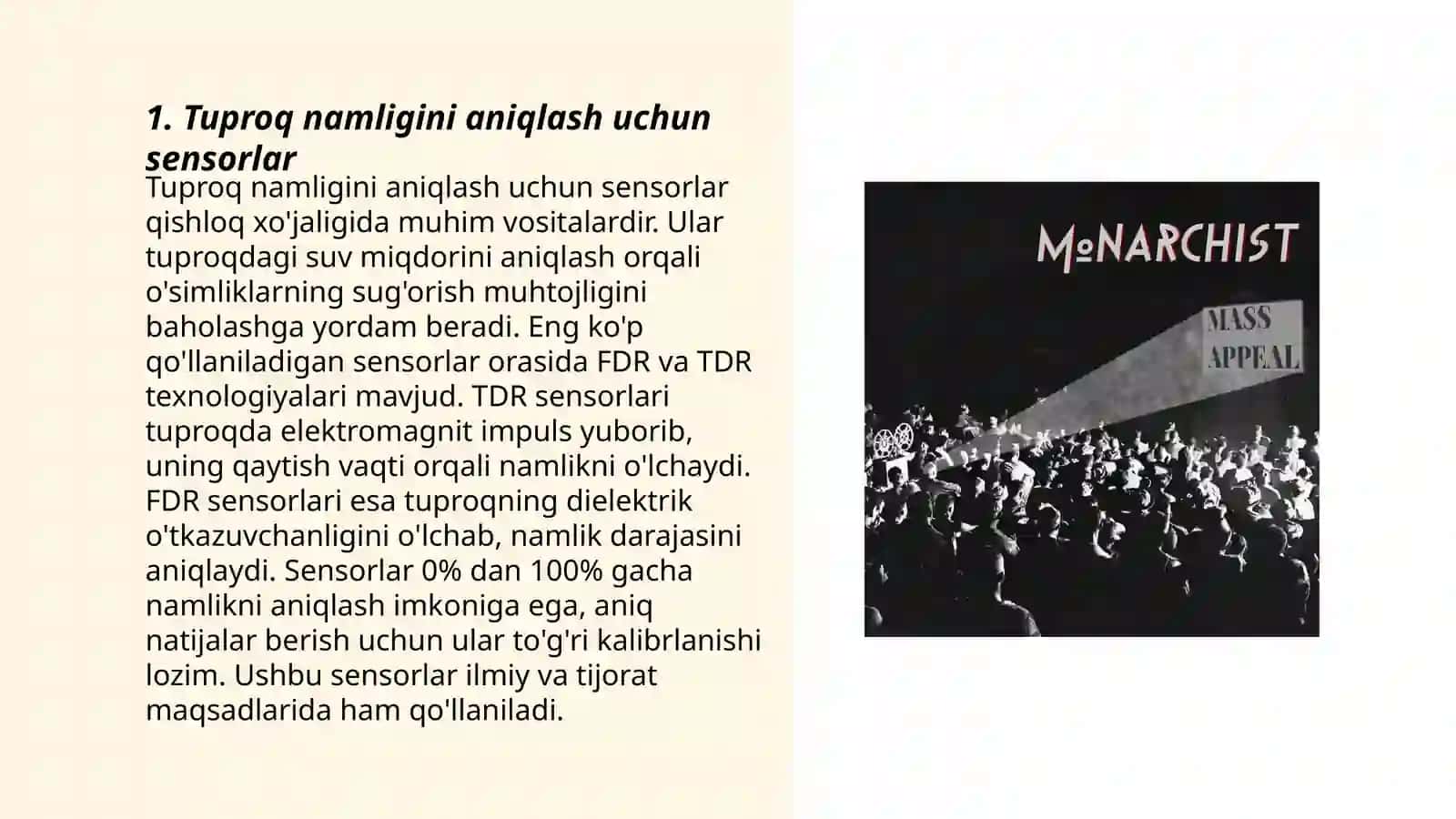 Tuproq namligini aniqlash uchun sensorlar 3