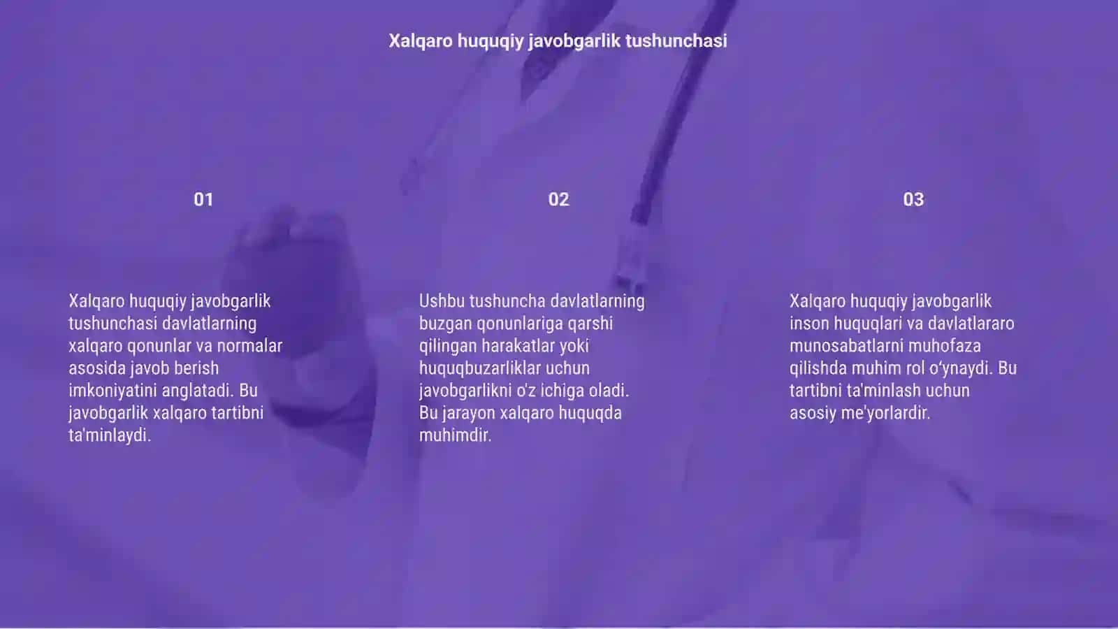Xalqaro huquqiy javobgarlik tushunchasi 3