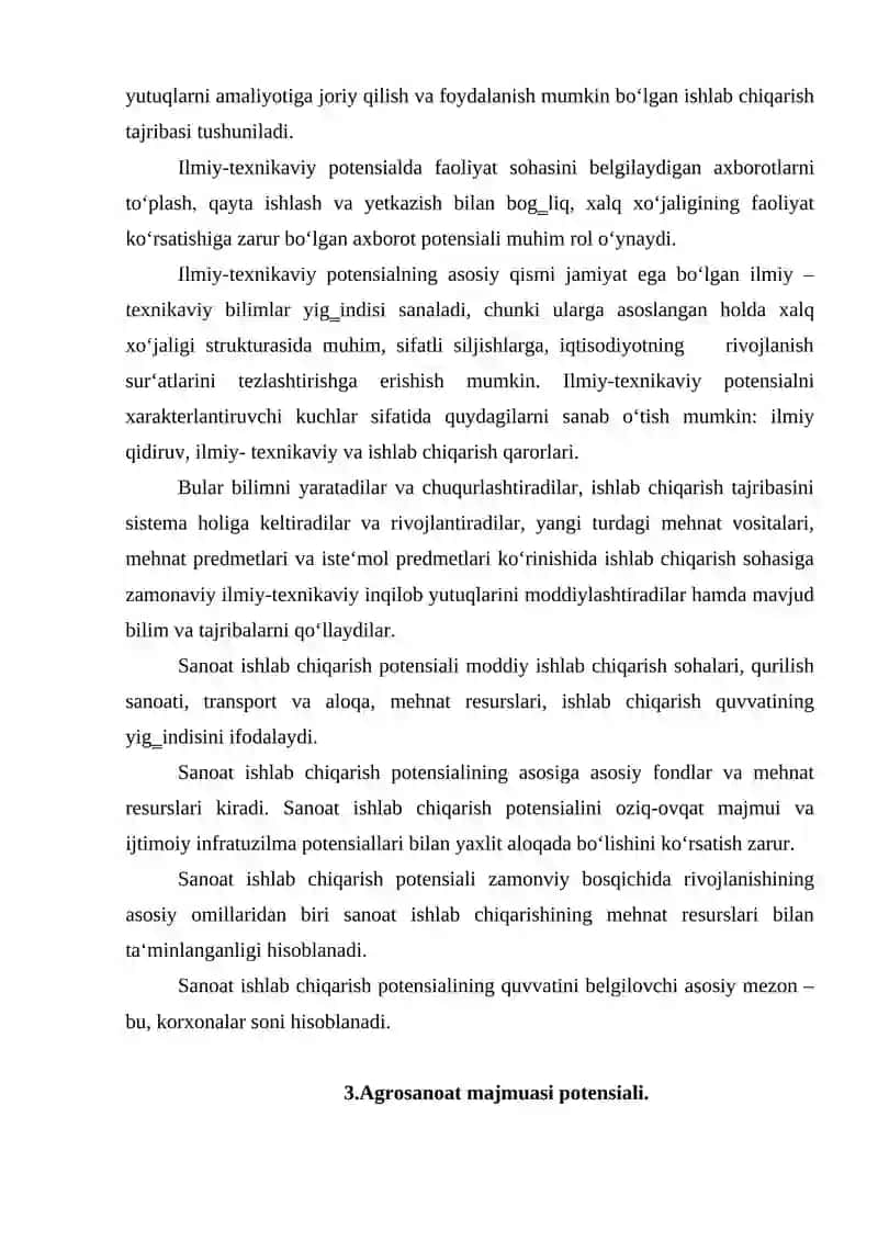 Iqtisodiy potensial 3