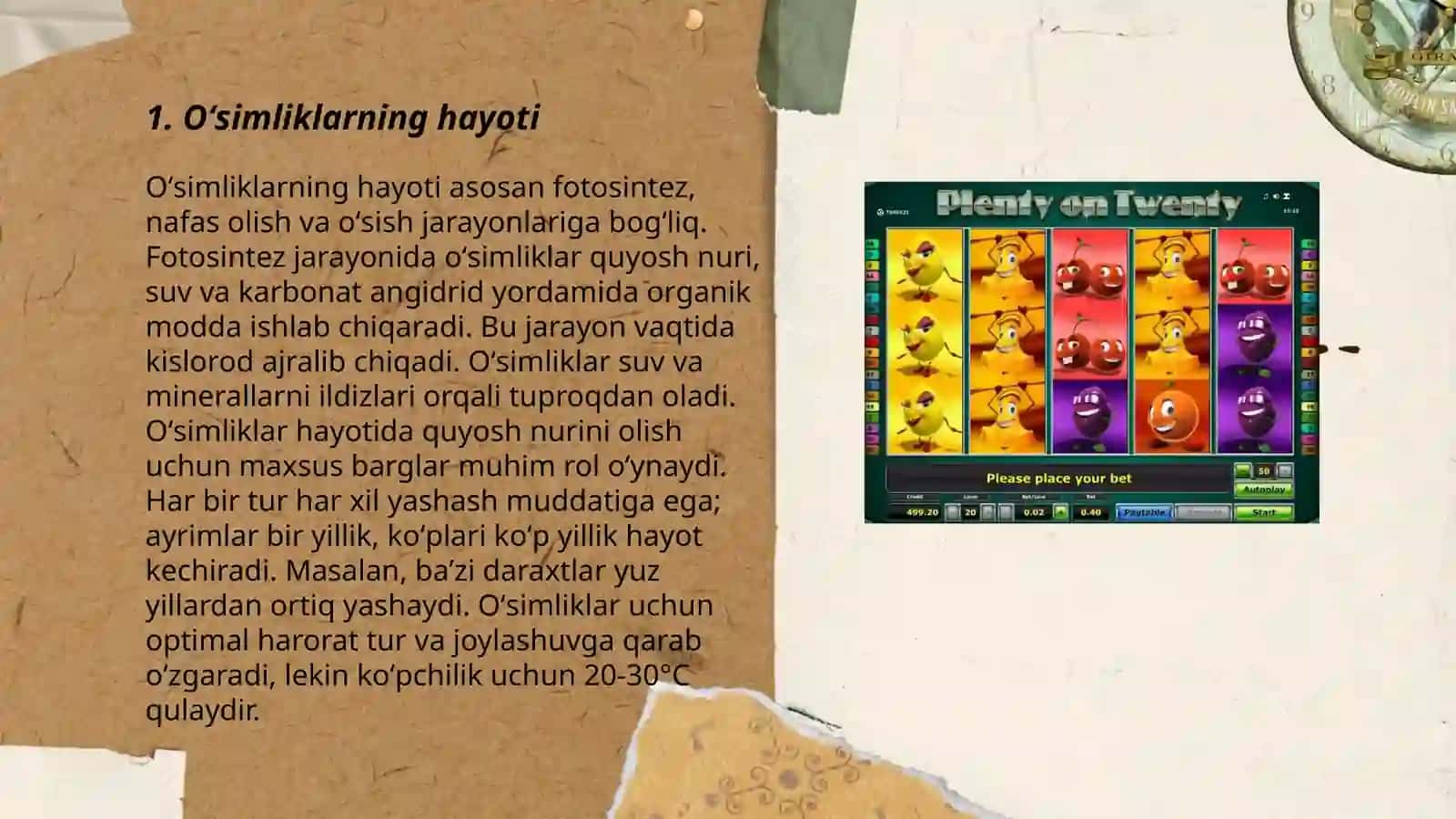 Tabiiy fandan didaktik oʻyinlar 3