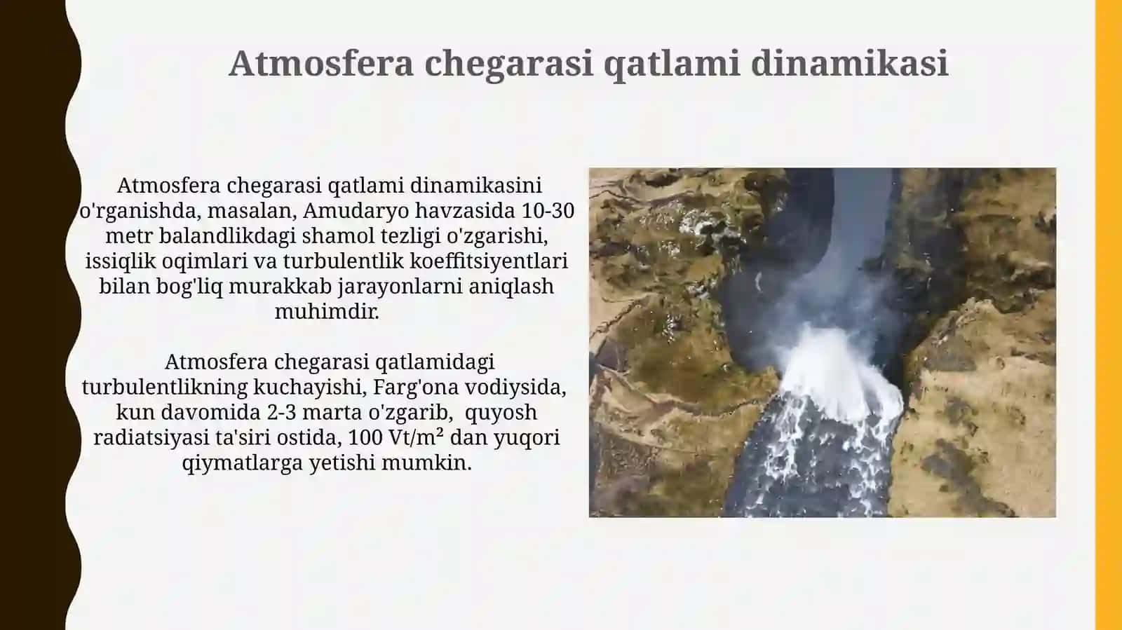 Atmosfera yogʻnlarining daryo havzasiboʻychataqsimlanishi 3