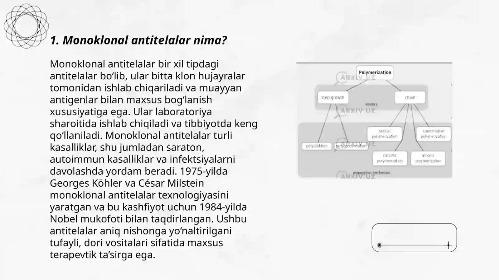 Monoklonal antitelalar, ularning olinishi, tiplari va amaliyotda qo‘llanilishi 3