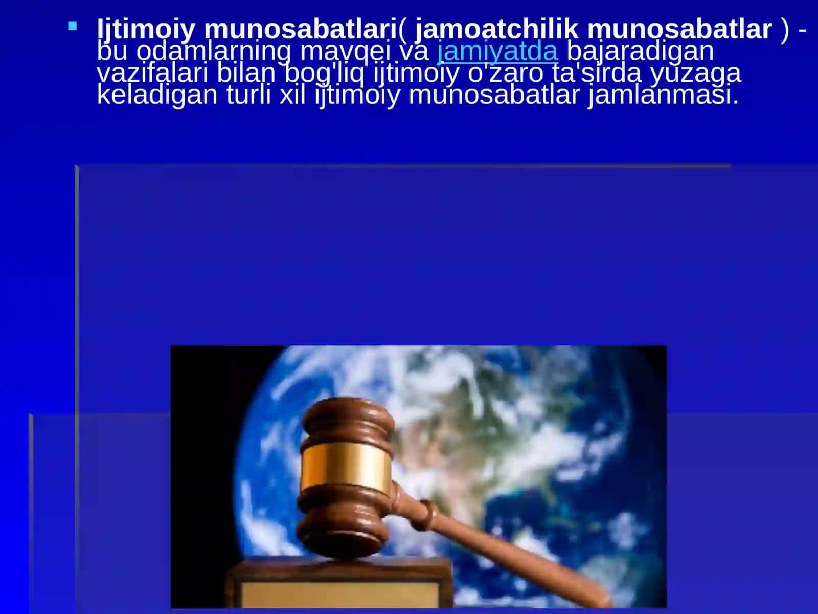Ijtimoiy munosabatlar va huquq 3