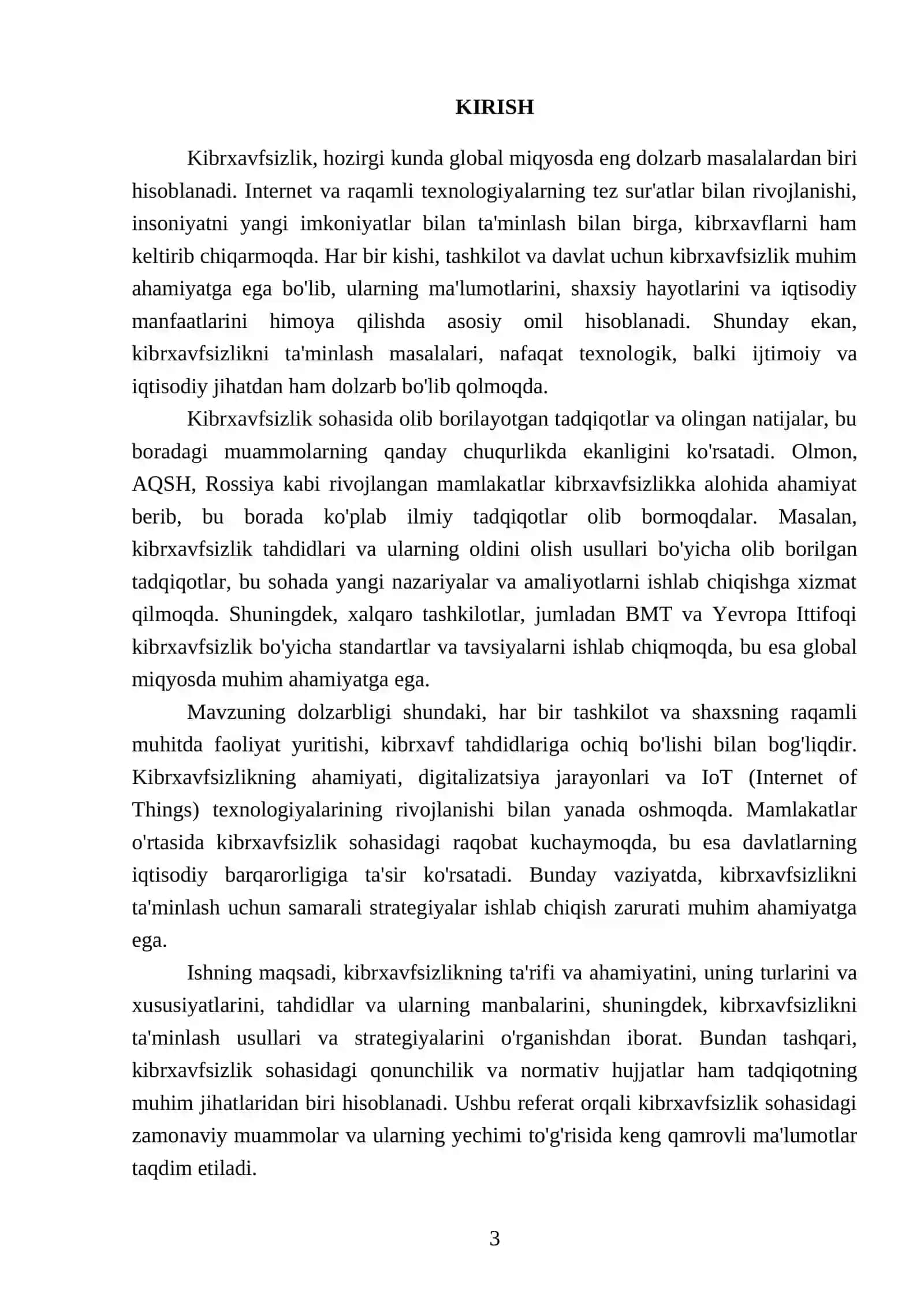 Kibrxavfsizlik REFERATI 3
