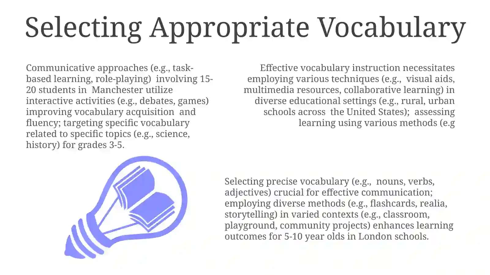 Communicative methods in teaching vocabulary 3