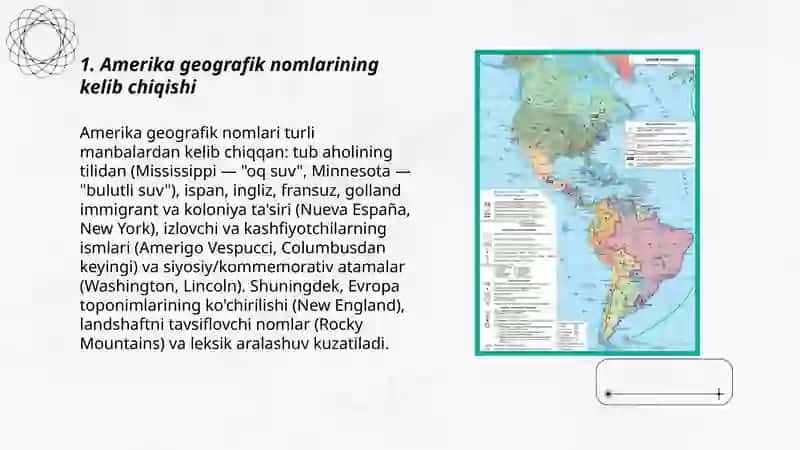 Amerika Toponimiyasi 3