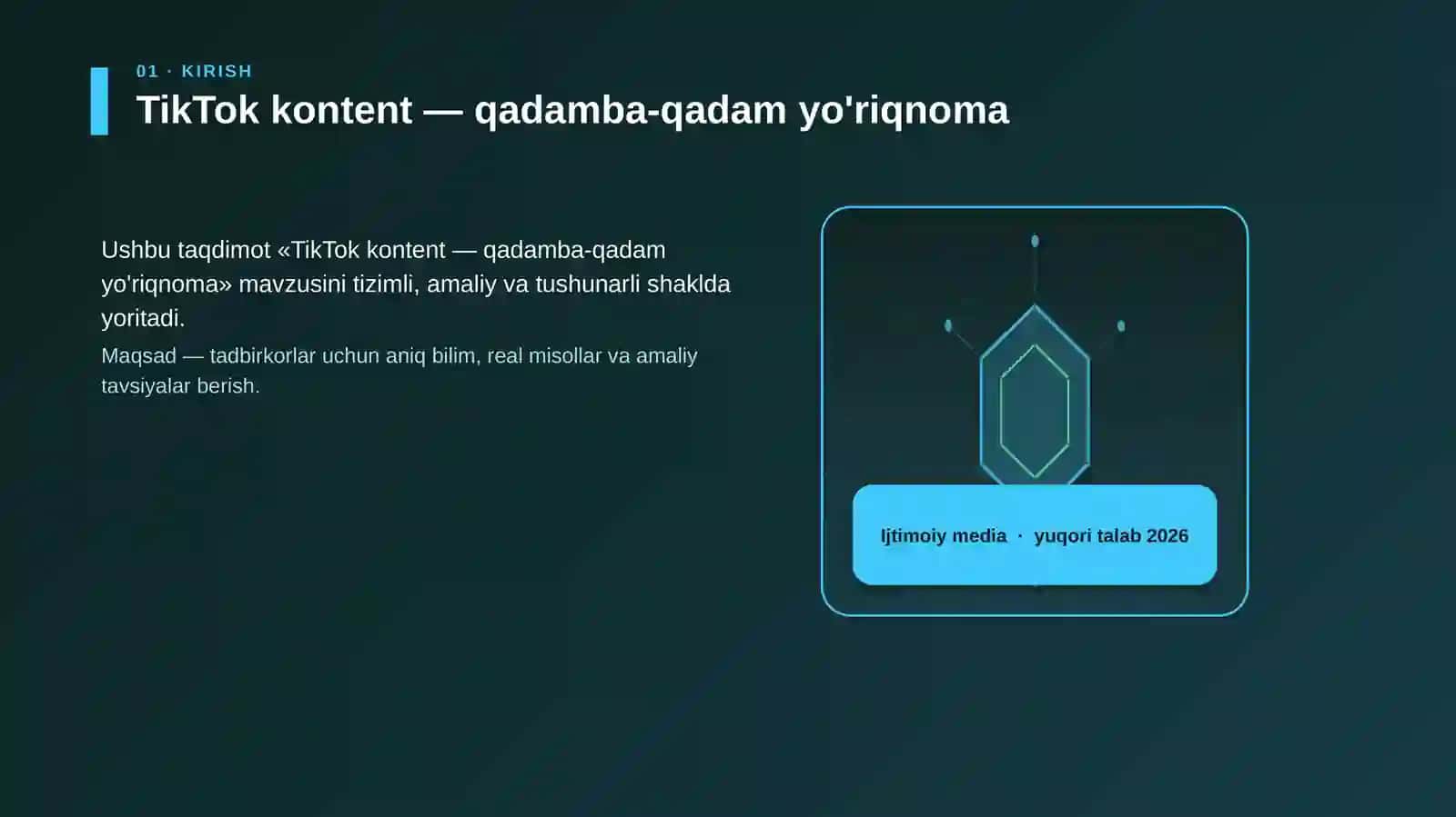 TikTok kontent — qadamba-qadam yo'riqnoma 3
