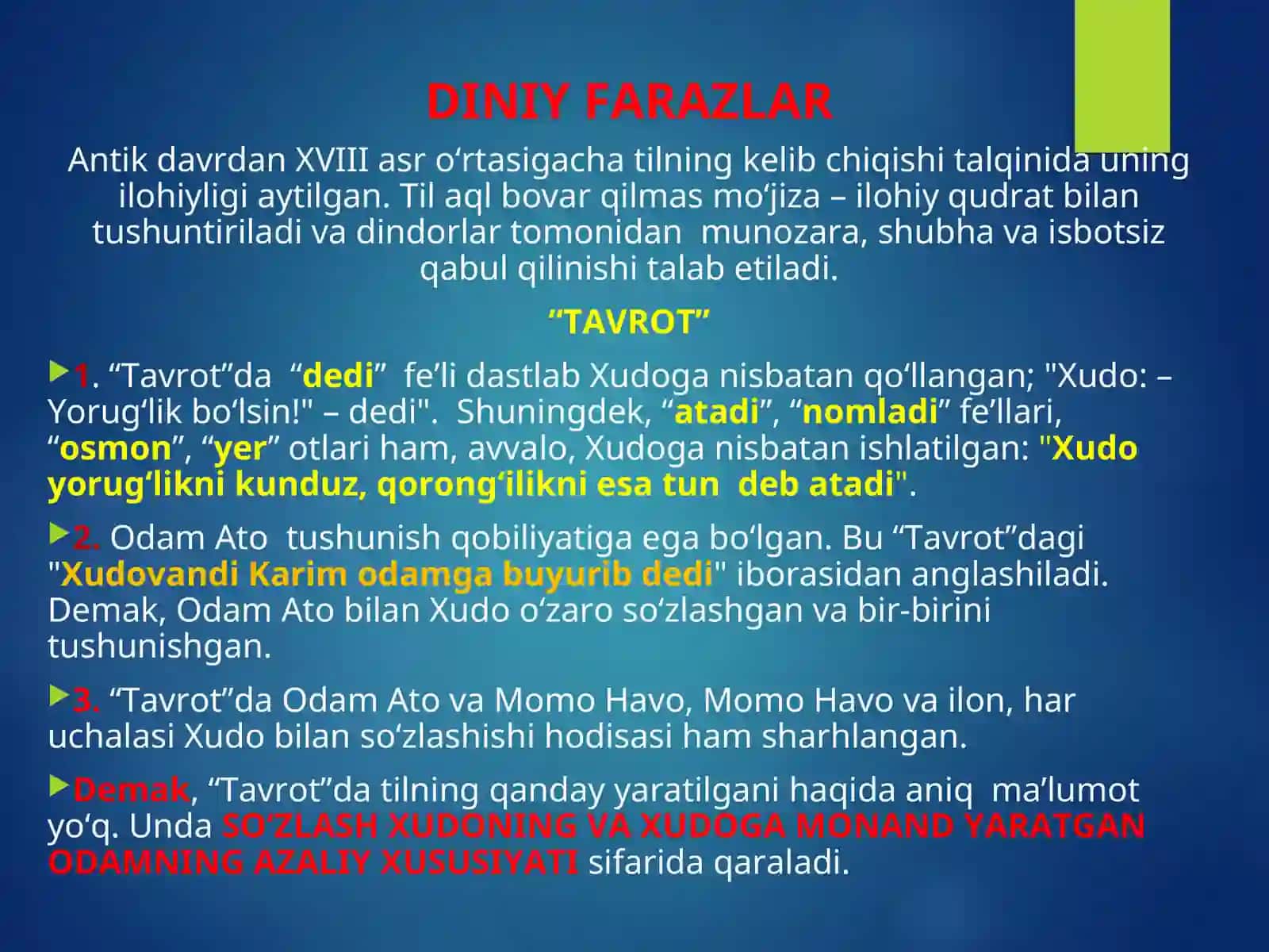 3-MA’RUZA TILLARNING PAYDO BO‘LISHI VA TARAQQIYOTI 3