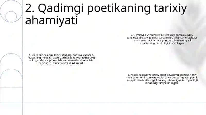 Qadimgi Adabiyotlar Poetikasi 3