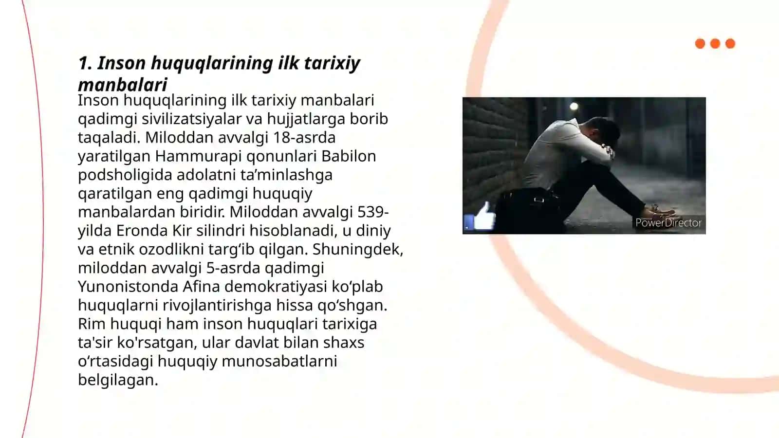 Inson huquqlari va erkinliklarining vujudga kelishi tarixi 3
