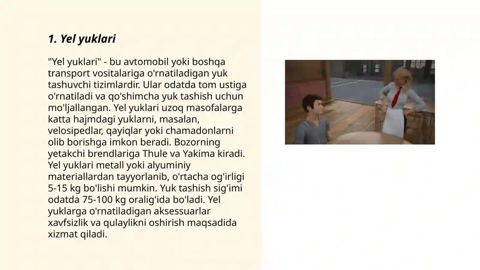 Yogʻoch konstruksiyalariga taʼsir etadigan yuklar 3