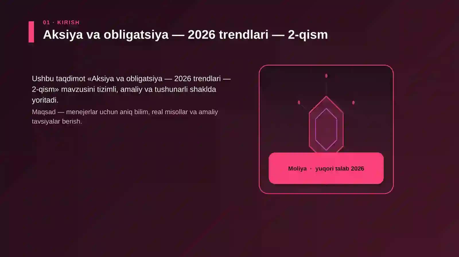 Aksiya va obligatsiya — 2026 trendlari — 2-qism 3
