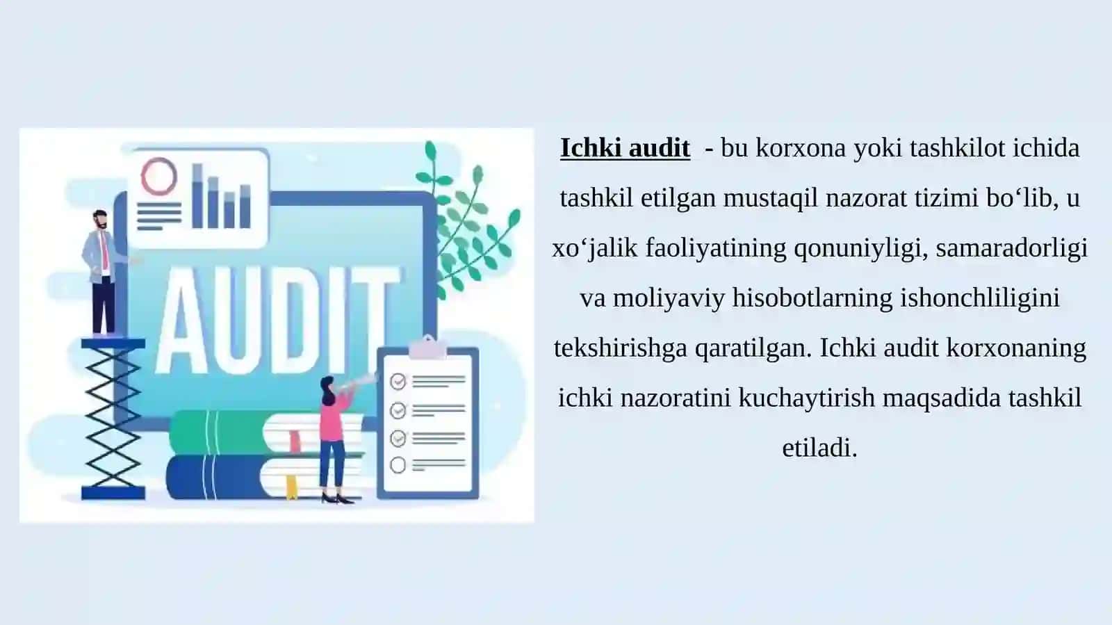 Ichki auditni o‘tkazish 3