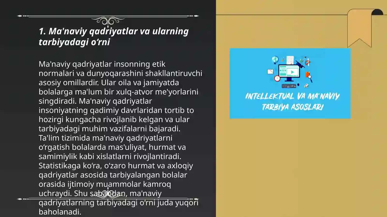 Ma’naviy-ma’rifiy tarbiya me’yorlarini shakllantirish 3