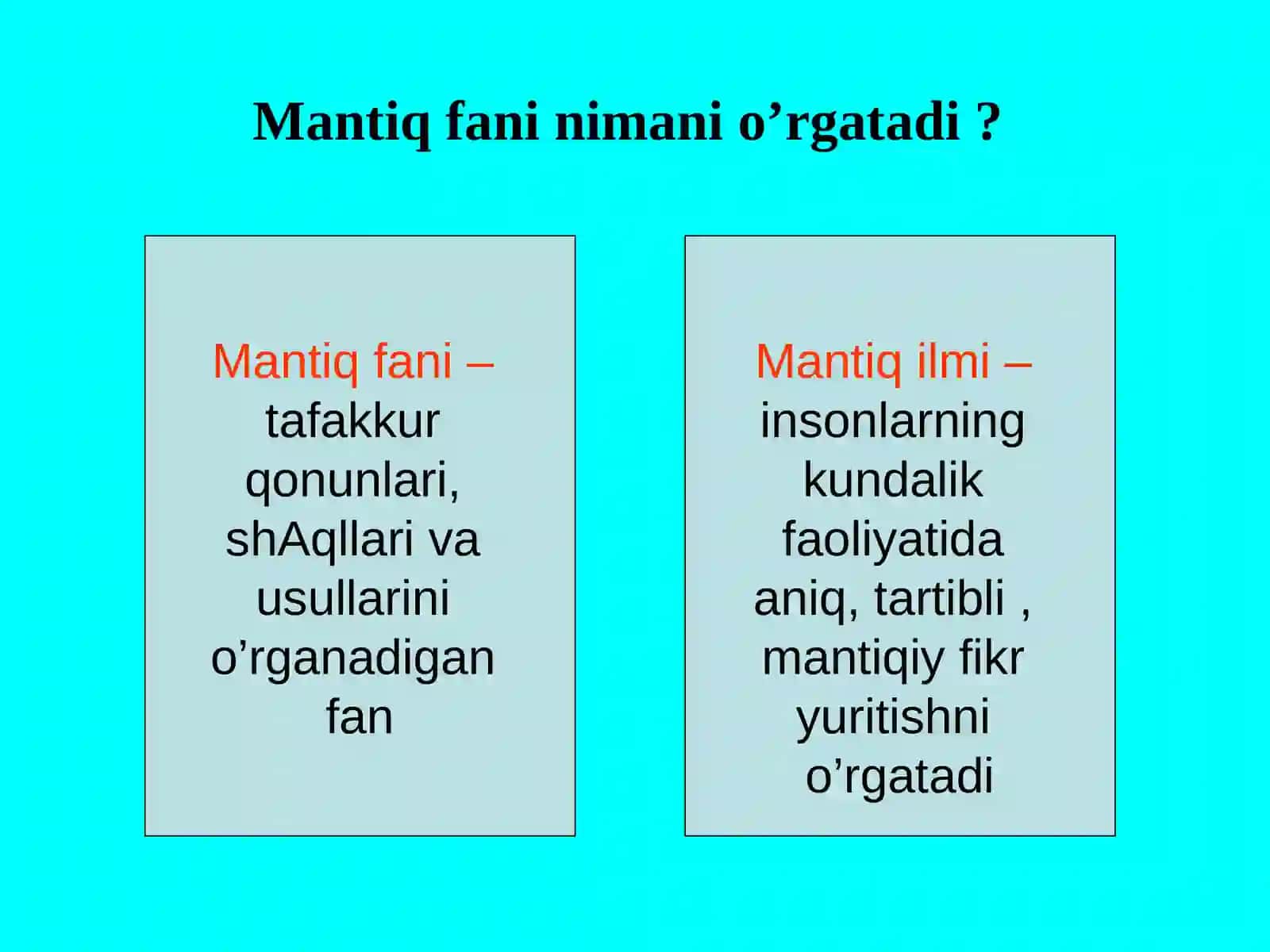 MАNTIQBILISHNАZАRIYASINING TАDQIQОTОB'ЕKTI 3