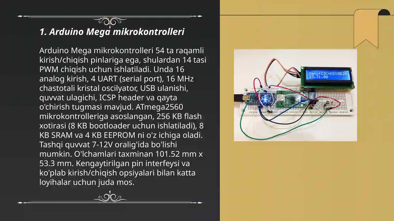 Arduino Mega mikrokontrolleri 3