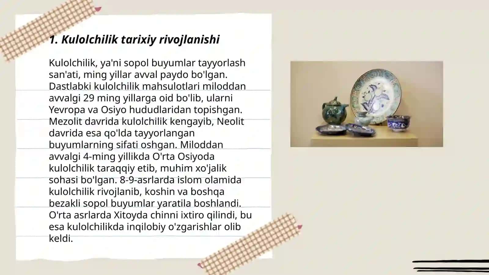 Kulolchilik san'ati 3