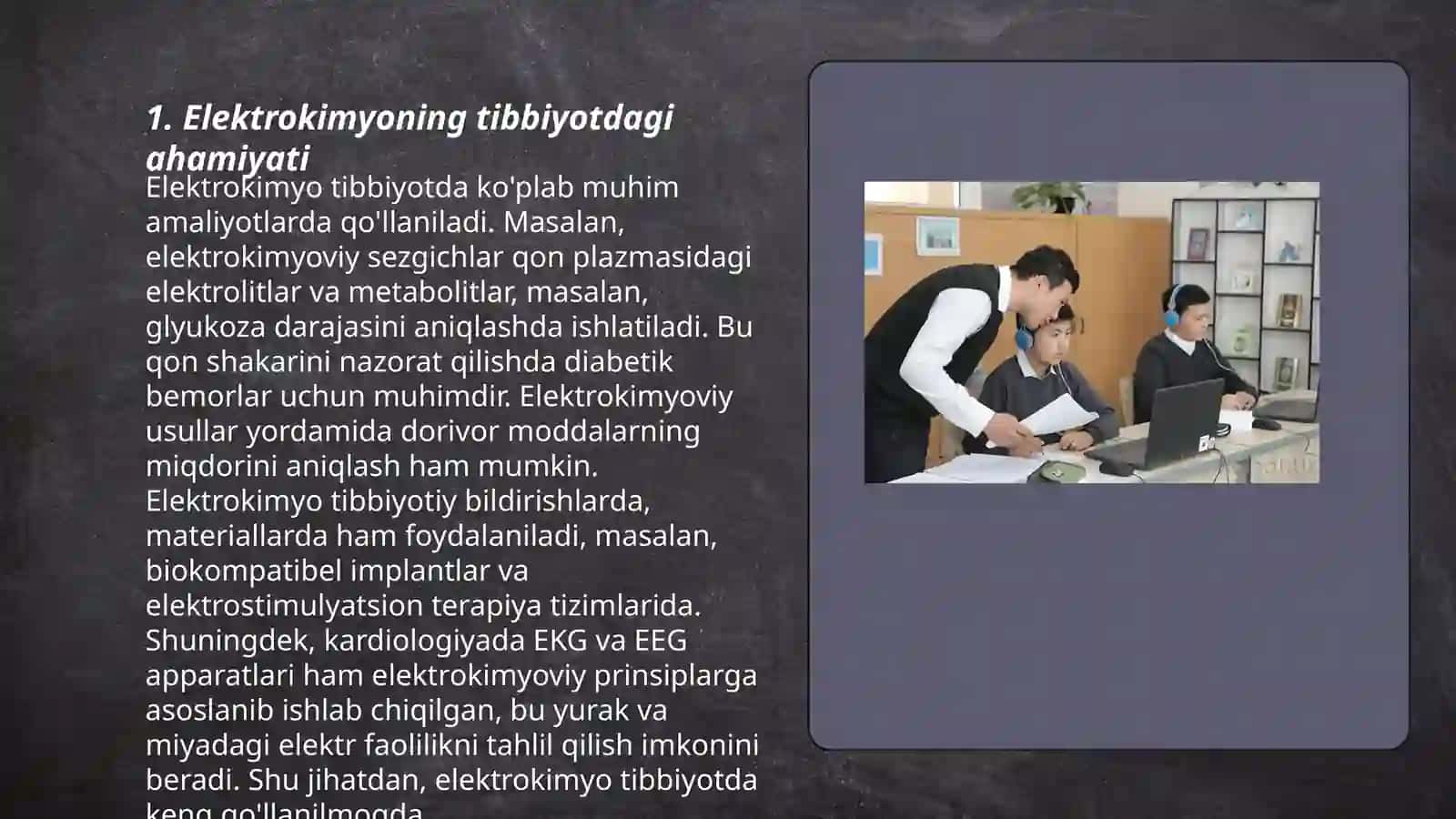 Elektrokimyo tibbiyotda 3