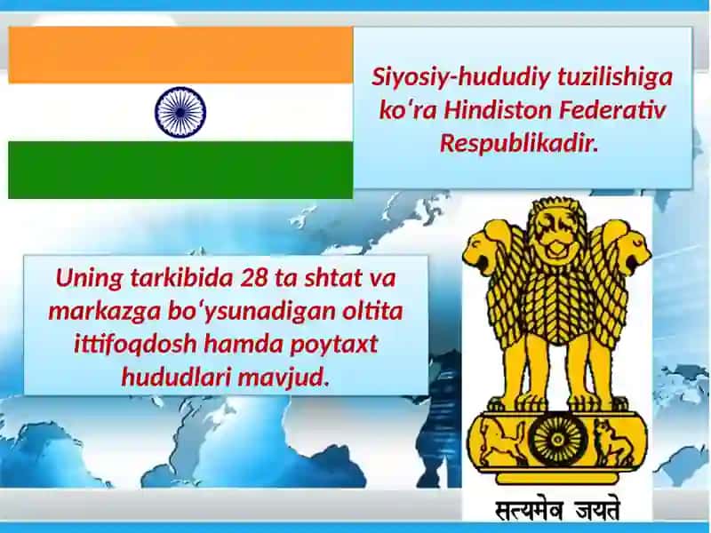 Hindiston Respublikasi Umumiy Maydoni 3