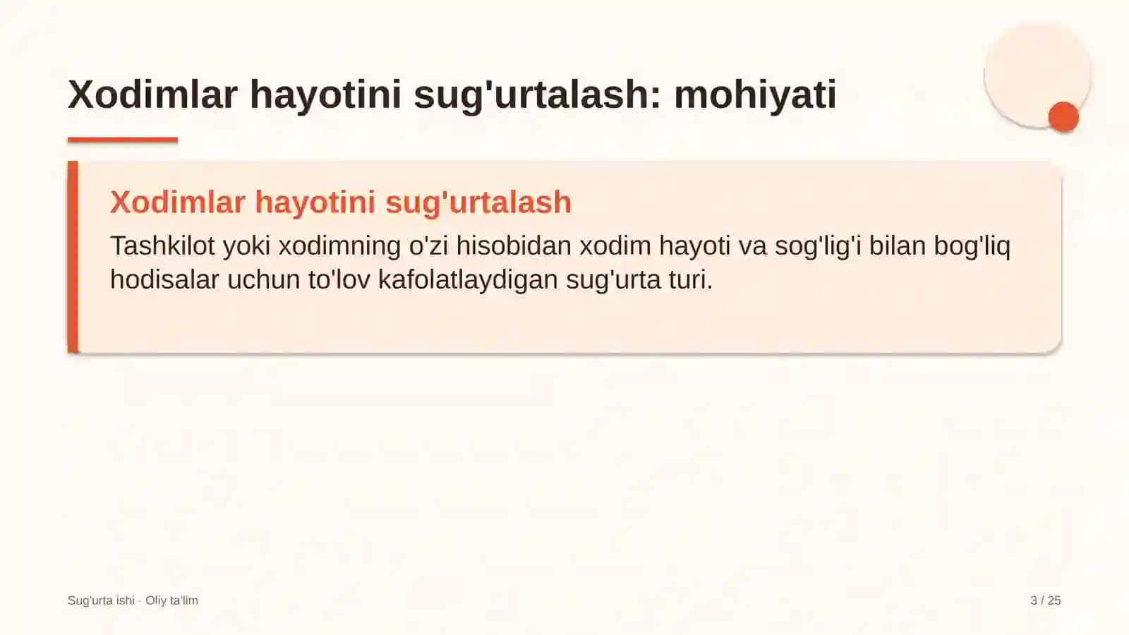 Eksport faoliyatida xodimlar hayotini sug'urtalash 3