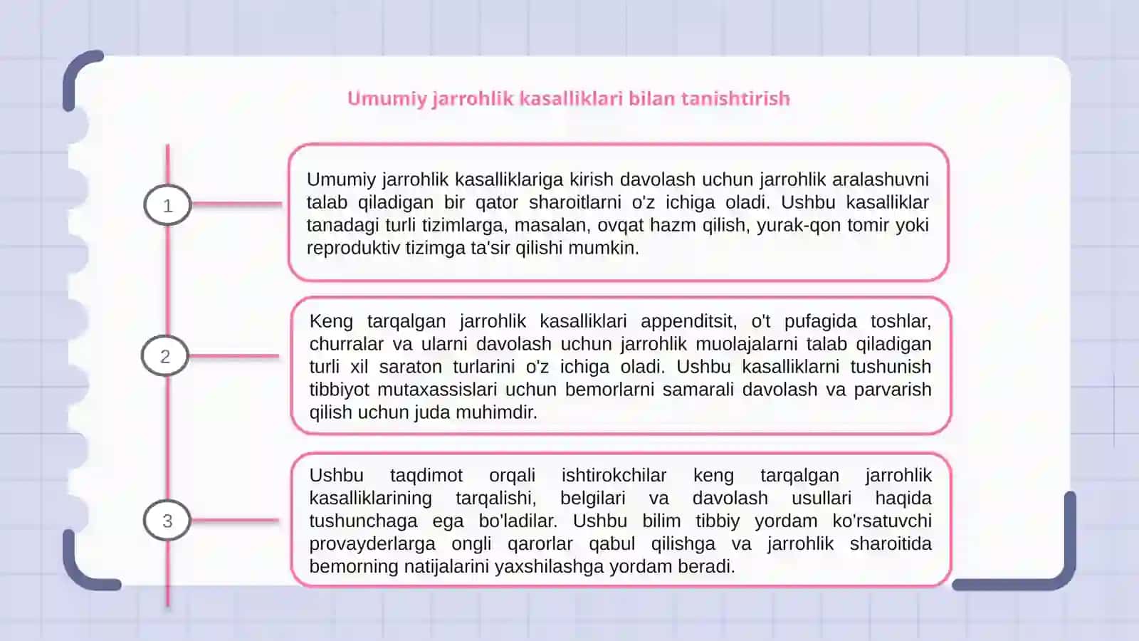 Umumiy jarrohlik kasalliklari va uning davosi 3