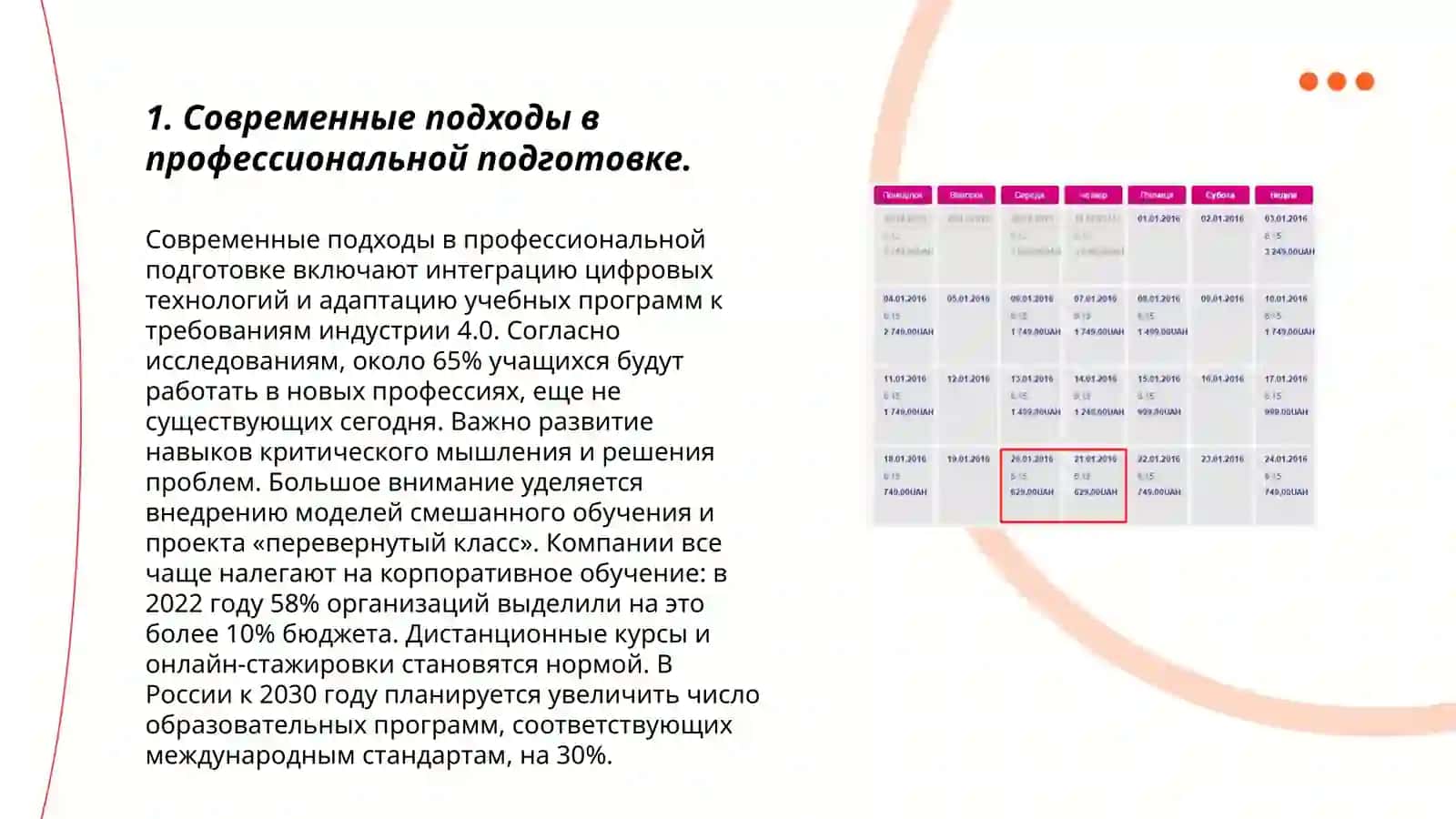 Профессиональная подготовка и профессиональное обучение на современном этапе 3
